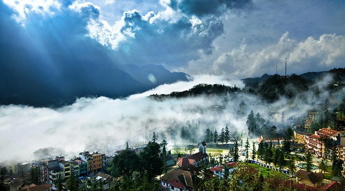 sapa is a popular tourist town in northwest Vietnam