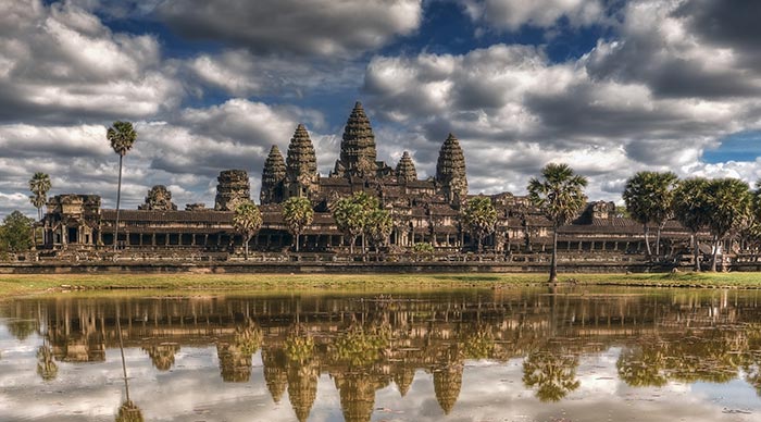 Angkor Wat a temple in Siem Reap Cambodia