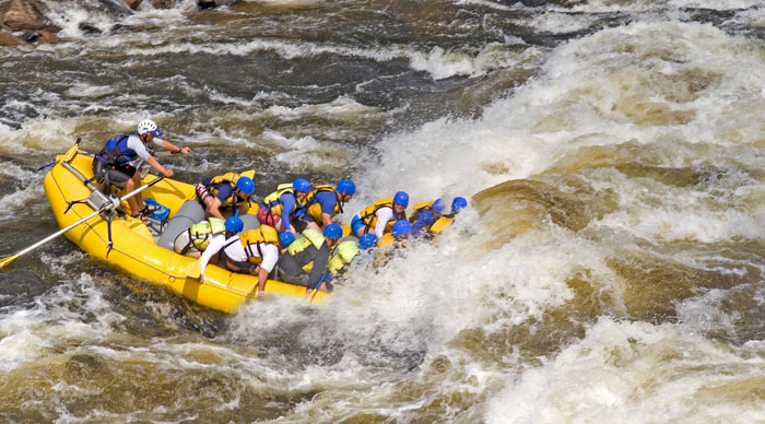 White water rafting