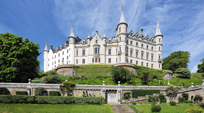 A view of Dunrobin Castle