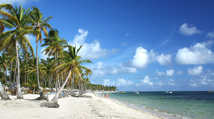 Tropical beach in Costa Rica