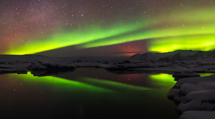 A view of Northern light 