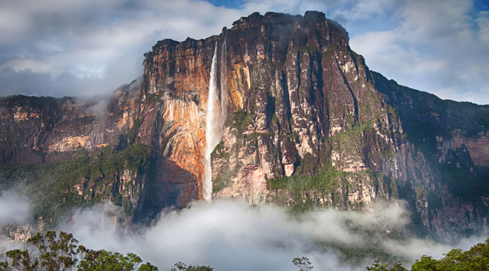 Highest waterfall in the world - Angel Falls in Venezuela