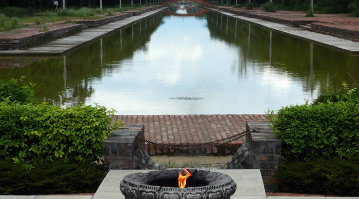 Sacred Flame at Lumbini