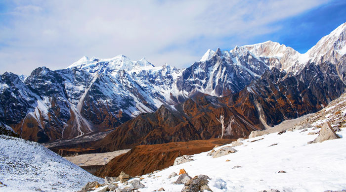 Larke Pass in the Nepal Himalaya