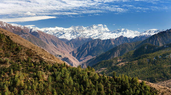 landscape scenery around Dunai Juphal villages 