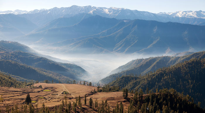 Landscape Scenery Around Jumla Village From Daphe Lagna Pass