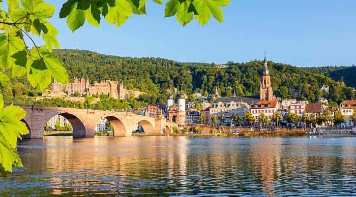 The city of Heidelberg in Germany