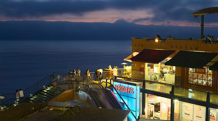  Larcomar mall in Miraflores Lima Peru