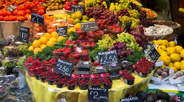 The Borough Market in London