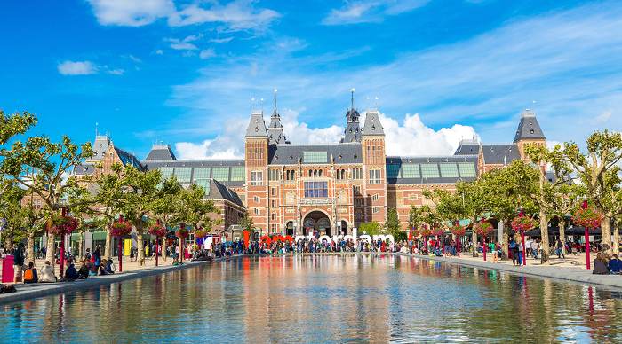 Rijksmuseum, Amsterdam on August 19 2014