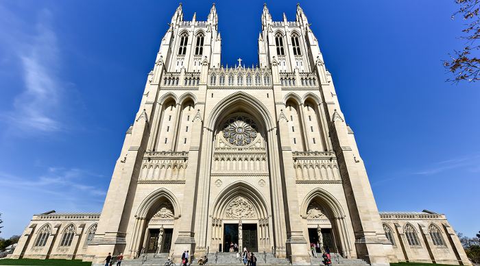 Washington National Cathedral a cathedral of the Episcopal Church located in Washington DC.