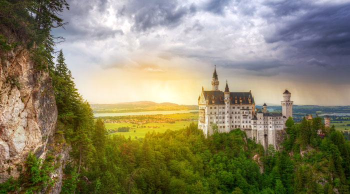  Save Download Preview Neuschwanstein Castle in the Bavarian Alps