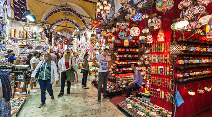 The markets of Grand Bazaar