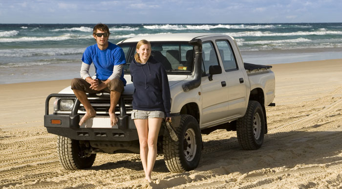 4WD exploration Fraser Island