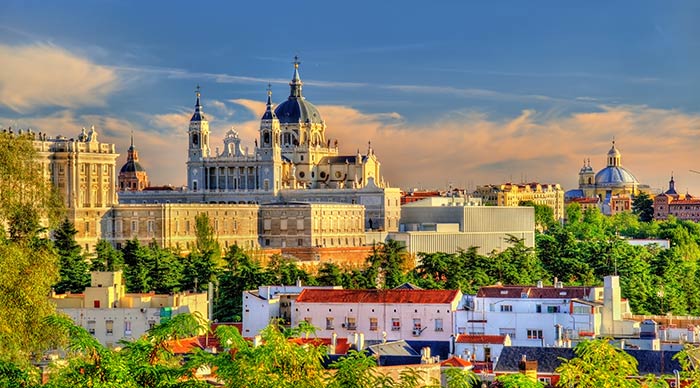 Santa Maria la Real de La Almudena, the Catholic cathedral in Madrid