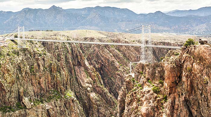 Royal Gorge Suspension Bridge in Colorado